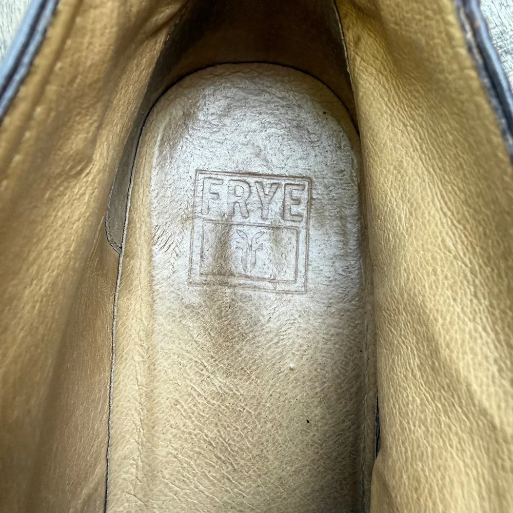 Frye Oliver Chukka Boots Mens 11.5 D Dark Brown Leather Desert Boots 87820